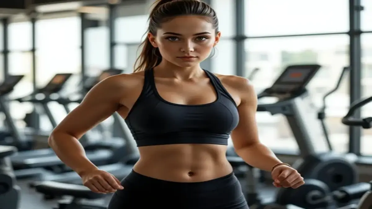 Proteínas para Hipertrofia - Mulher exercitando em academia