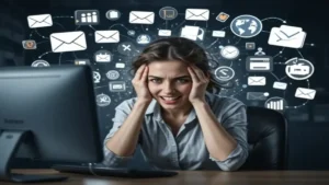 Burnout e Equilíbrio Trabalho - Descubra como o burnout afeta a saúde mental na era digital e aprenda estratégias práticas para equilibrar trabalho e vida pessoal.