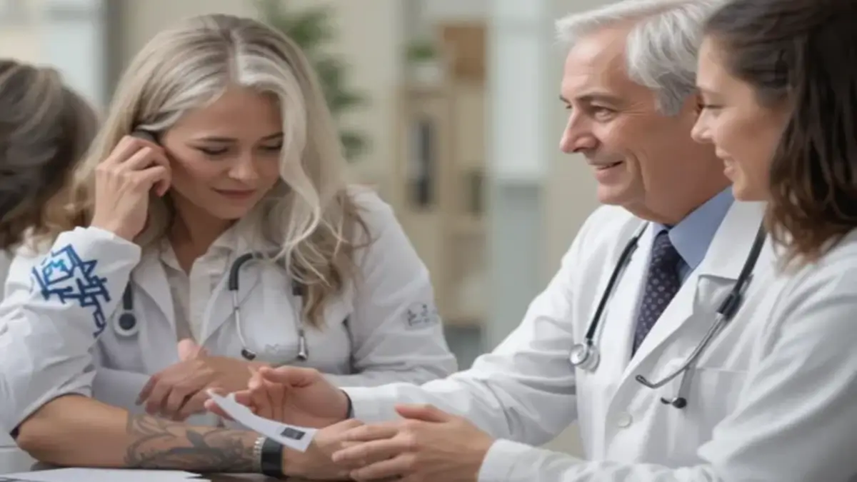 Guia completo para saúde e bem-estar com dicas de alimentação, exercícios e saúde mental em fundo natural.