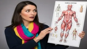 uma pessoa mostrando curiosidades sobre o corpo humano que vai nos surpreender