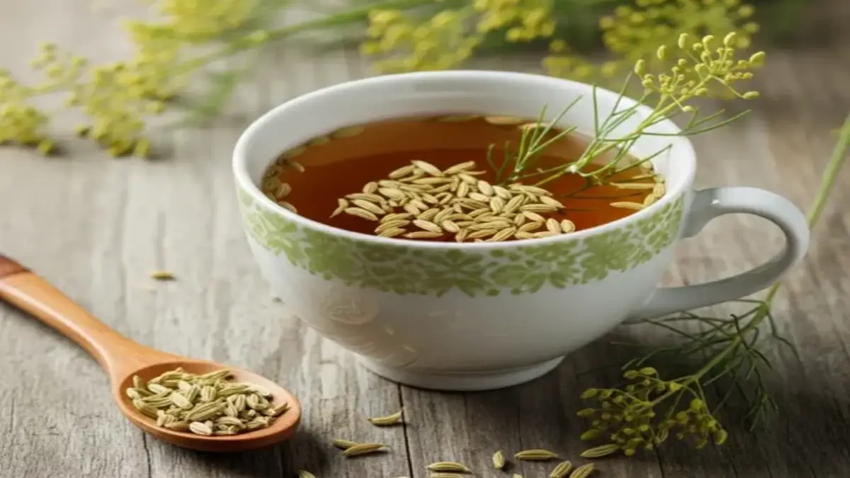 Chá de erva-doce caseiro para alívio de gases e má digestão