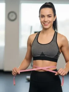 Emagrecer Rápido e Manter o Peso - Como emagrecer rápido e manter o peso - pessoa satisfeita medindo cintura