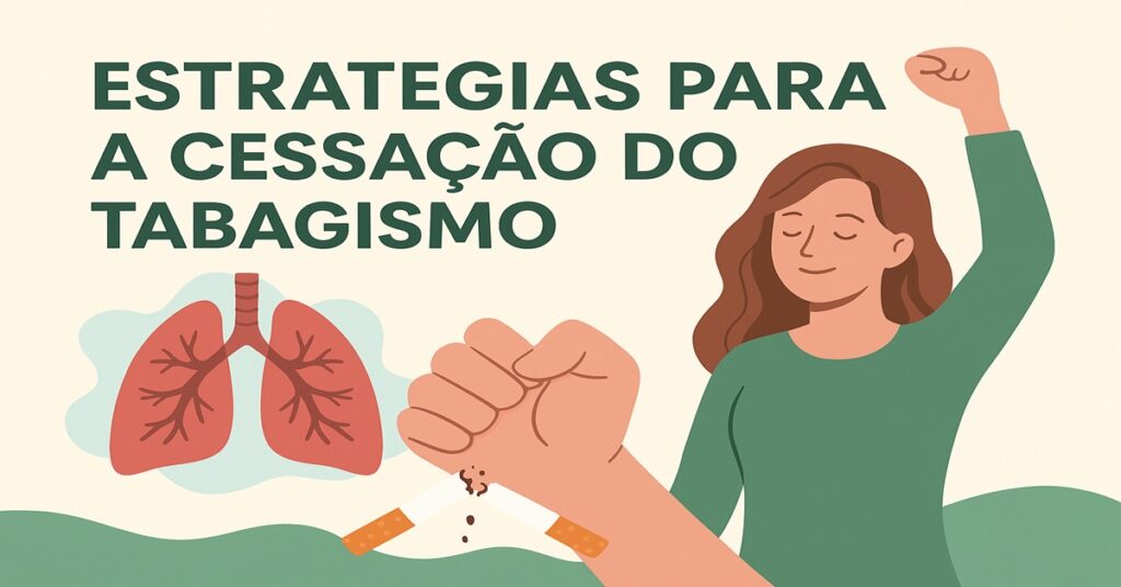 Ex-fumante caminhando em um parque ao nascer do sol, com expressão de bem-estar e liberdade respiratória.