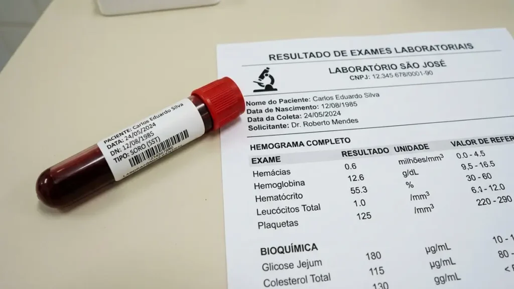 Excesso de Testes de PSA: 4 Informações que Todo Homem Precisa Saber 2 Tubo de coleta de sangue usado no exame de PSA para câncer de próstata