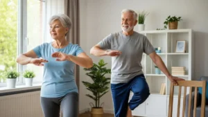 treino funcional em casa para 60+ focado em bem-estar e qualidade de vida